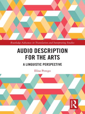 cover image of Audio Description for the Arts